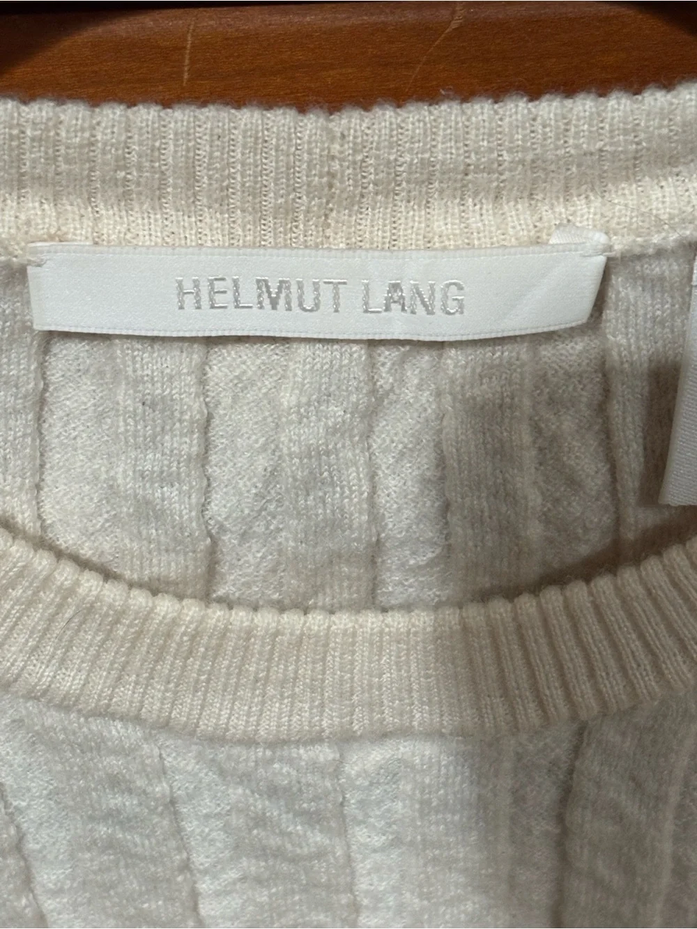Helmut Lang short sleeve sweater